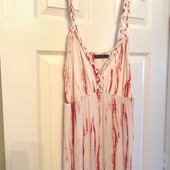 New Seven7 Bright Boho Tie-Dye Maxi Sundress - Picture 2 of 5